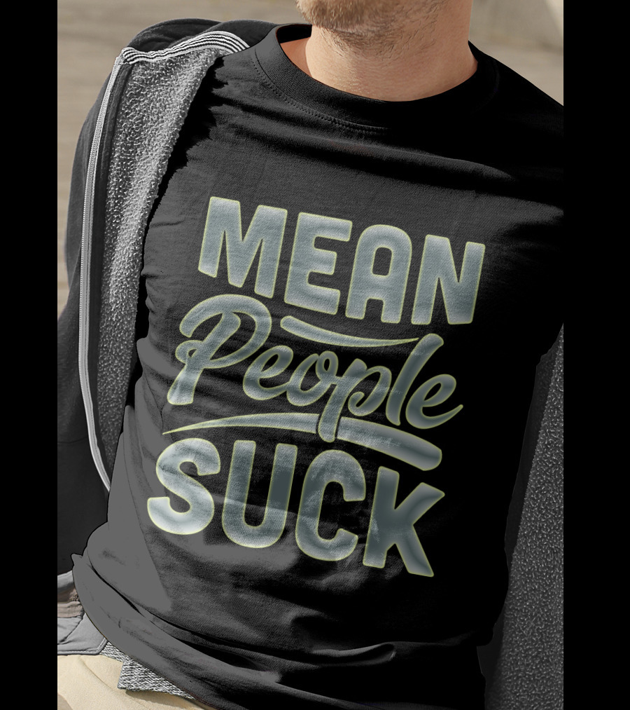 Mean People Suck Neon T-Shirt