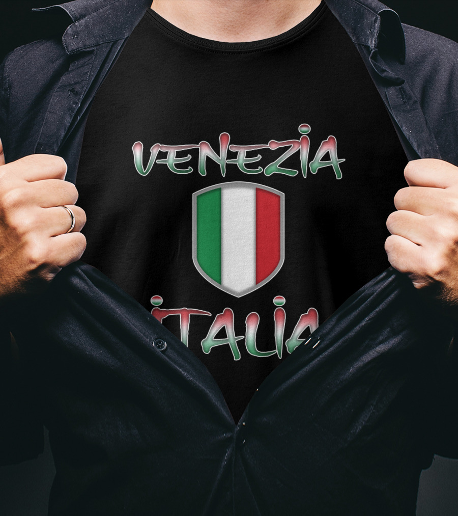 Venezia Italia Italian Flag Emblem T-Shirt