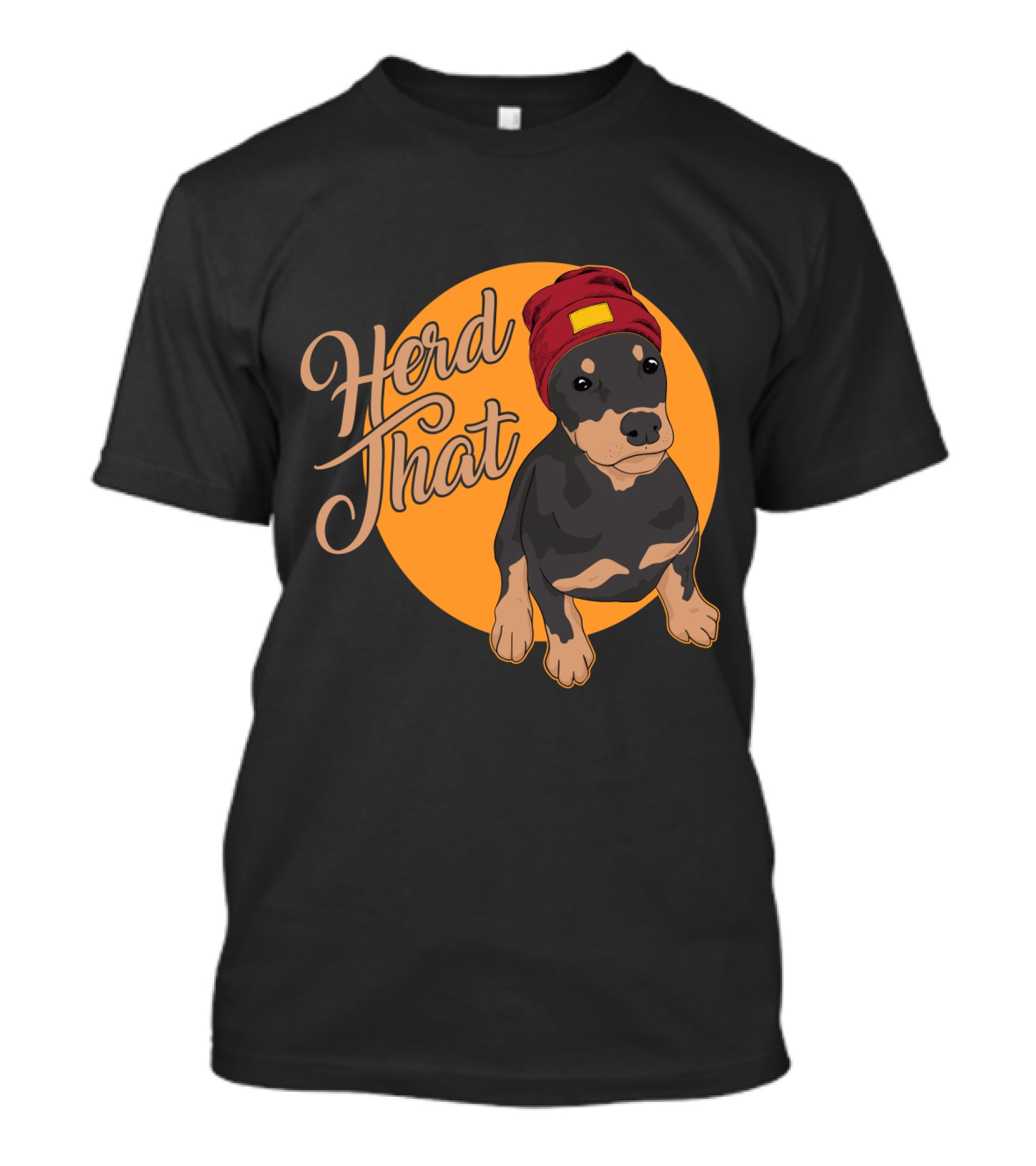 Herd That Funny Doberman Animal Lover Dog T-Shirt