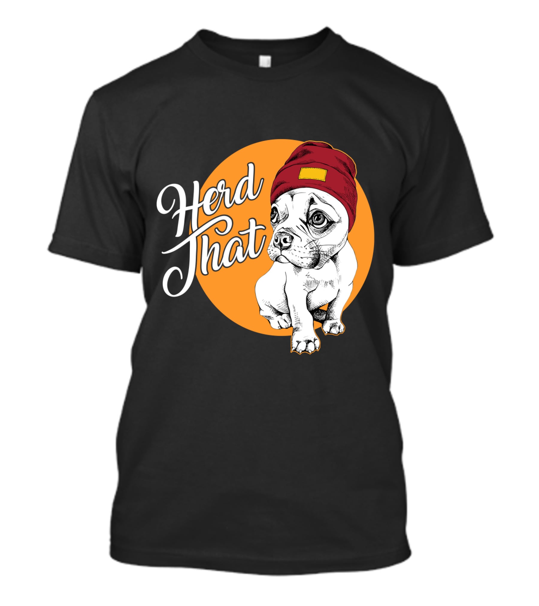 Herd That Funny French Bulldog Animal Lover Dog T-Shirt