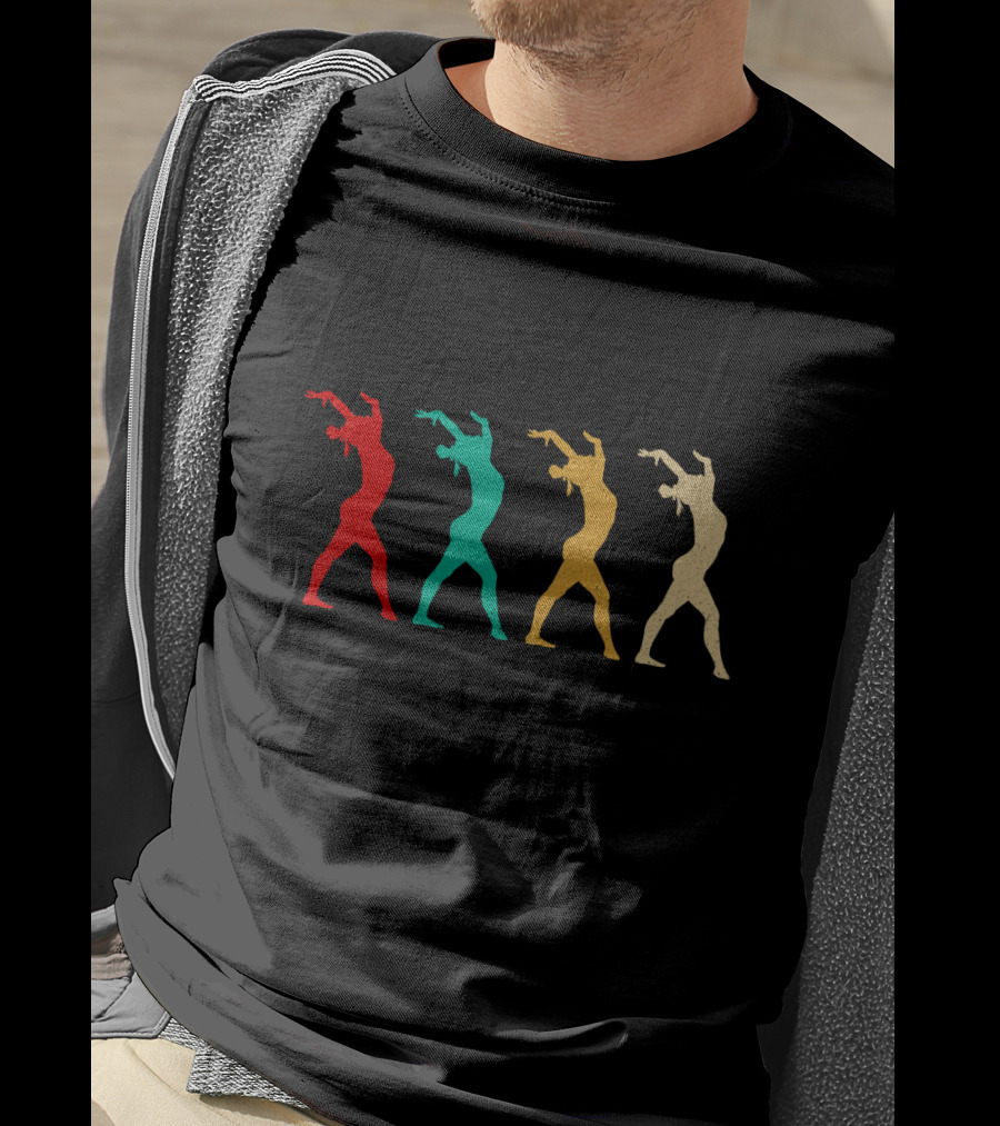 Vintage Gymnastics Colorful T-Shirt