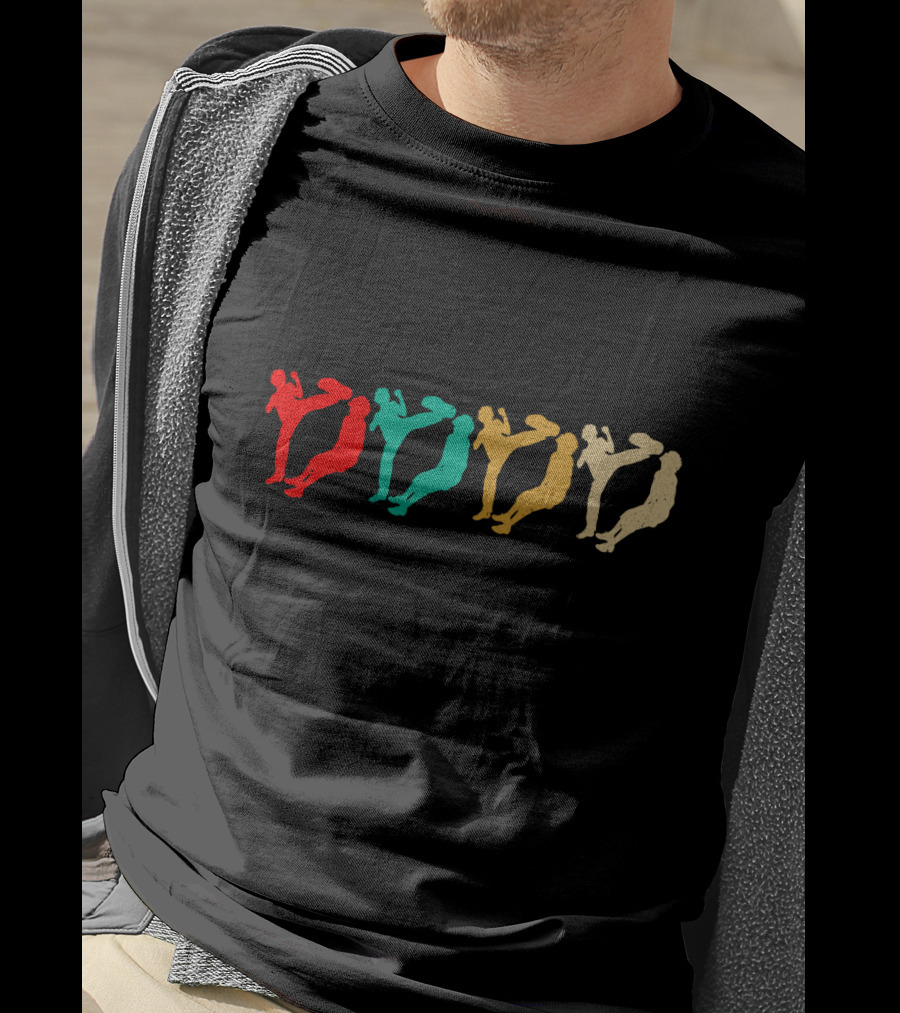 Vintage Krav Maga Rainbow T-Shirt