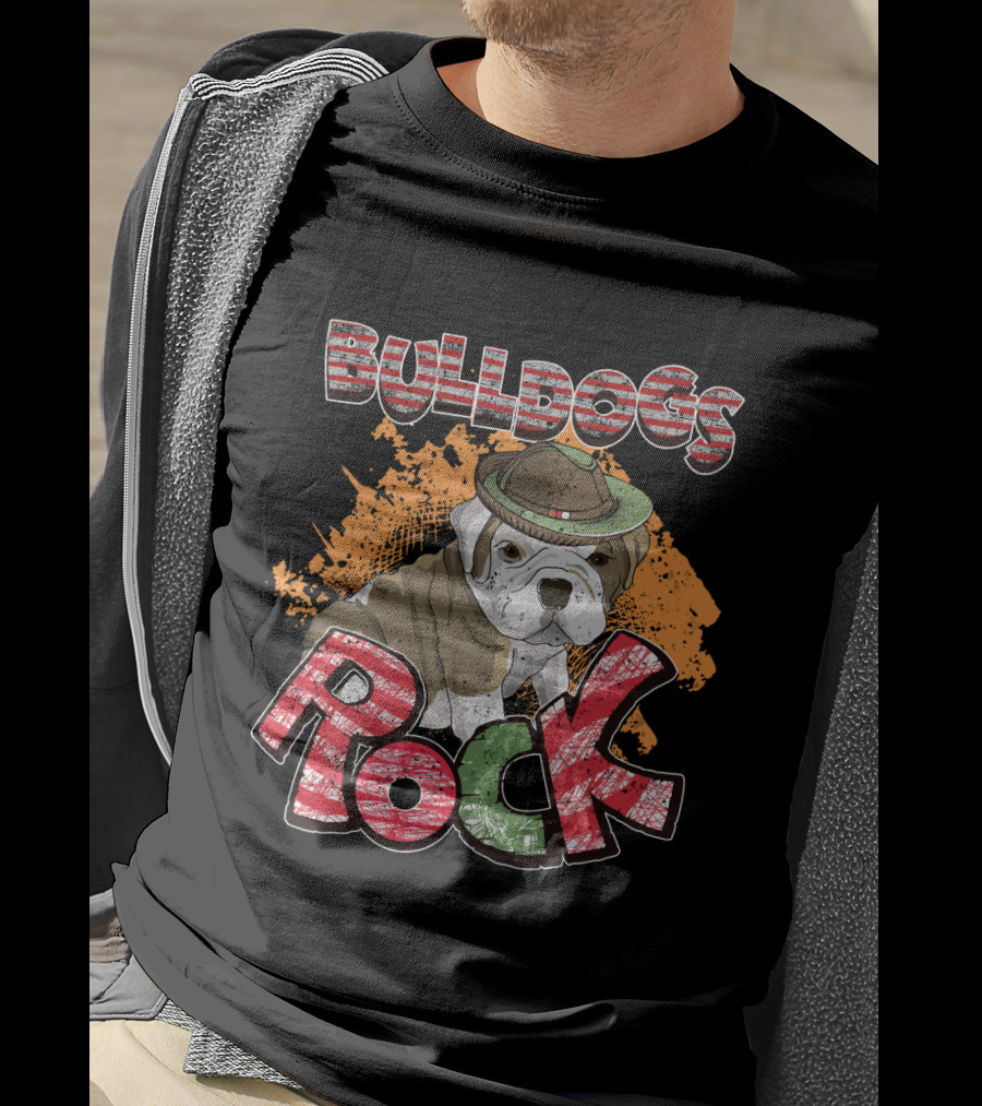 BULLDOGS ROCK USA Italy Hat T-Shirt