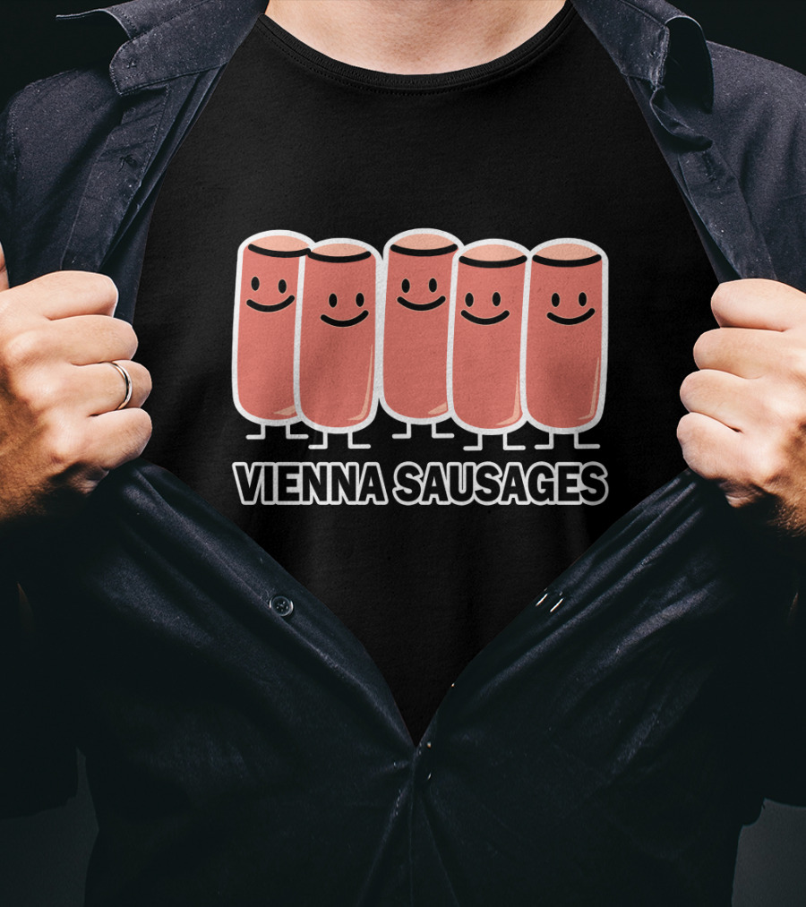 Vienna Sausages Happy Friends Smiling Quartet T-Shirt