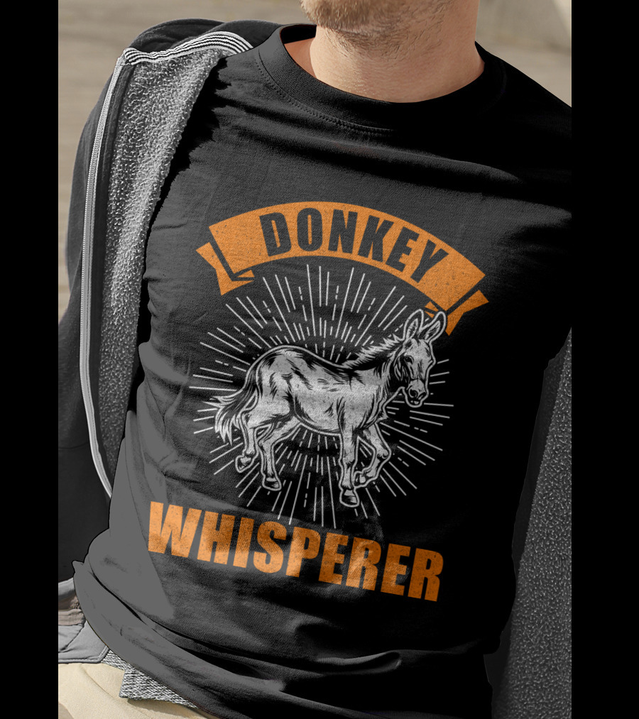 Donkey Whisperer Retro Animal T-Shirt