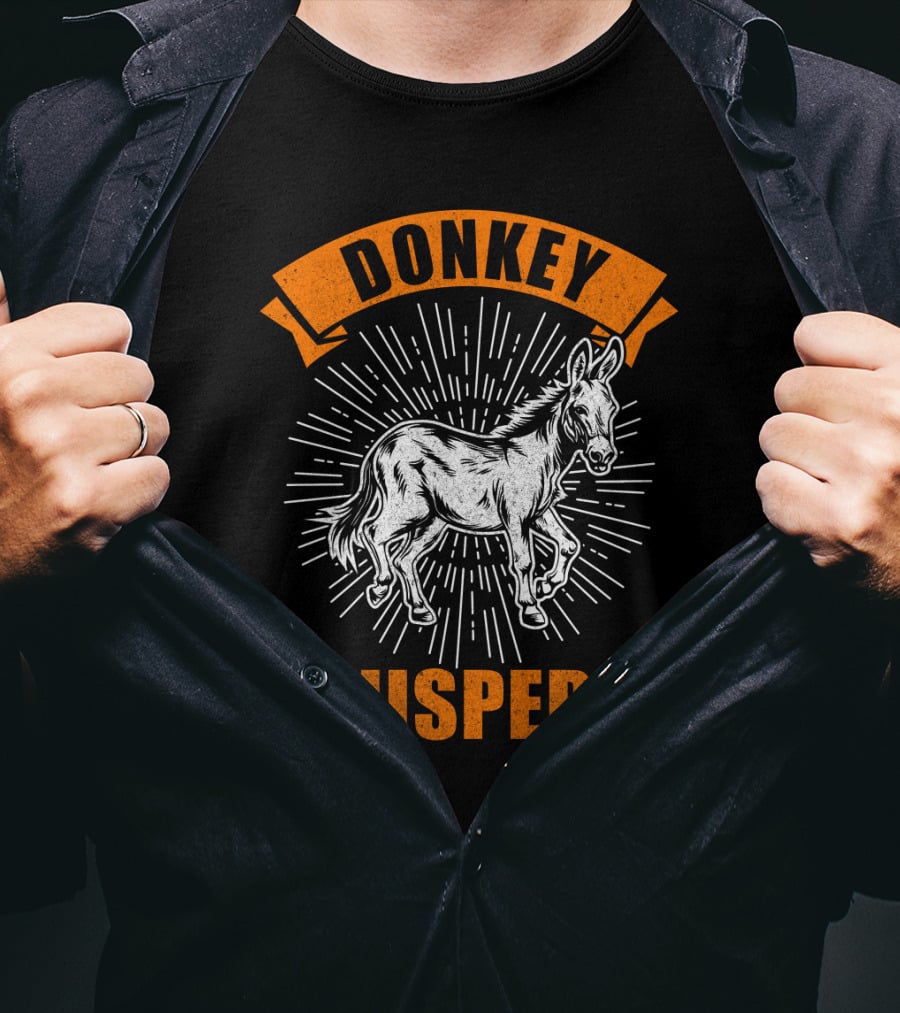 Donkey Whisperer Retro Animal T-Shirt