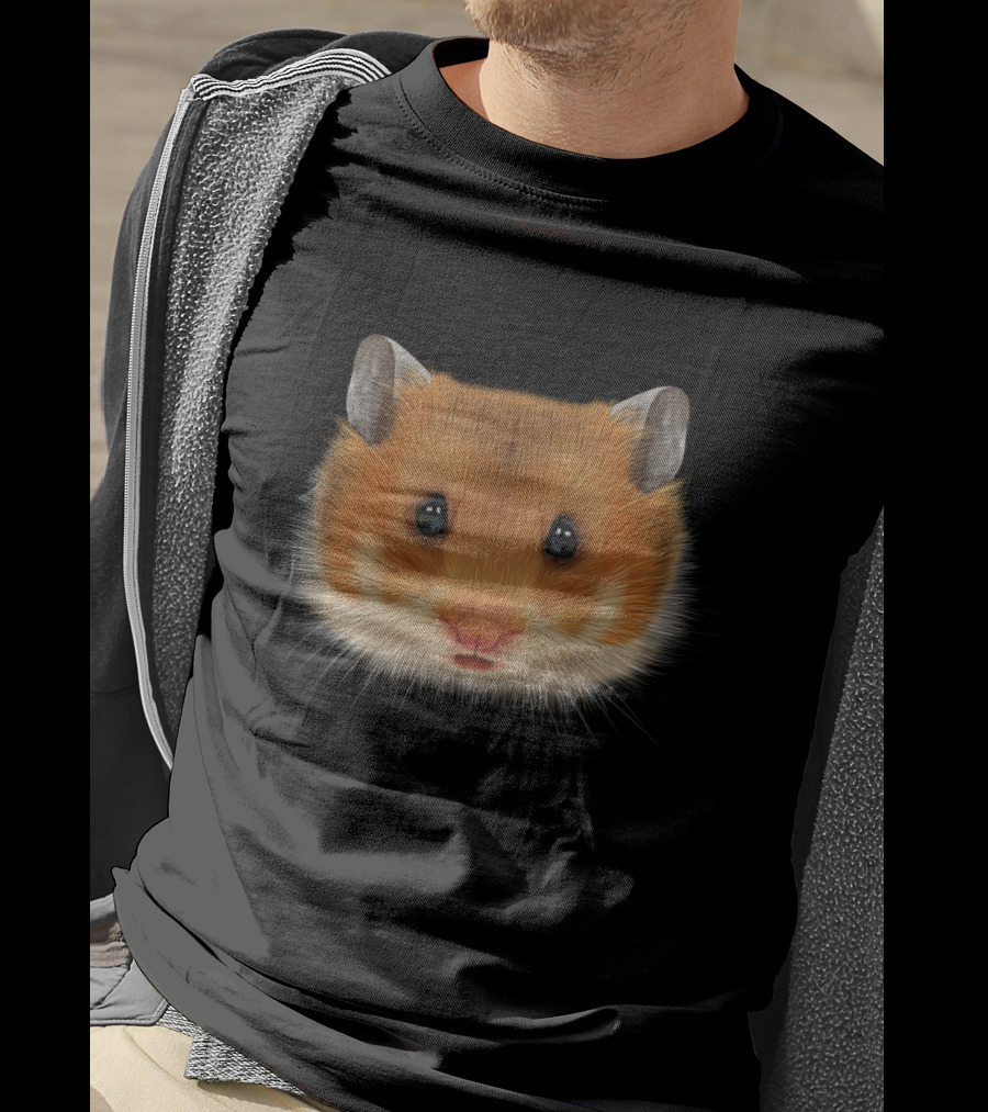 Hamster Face Close-Up T-Shirt