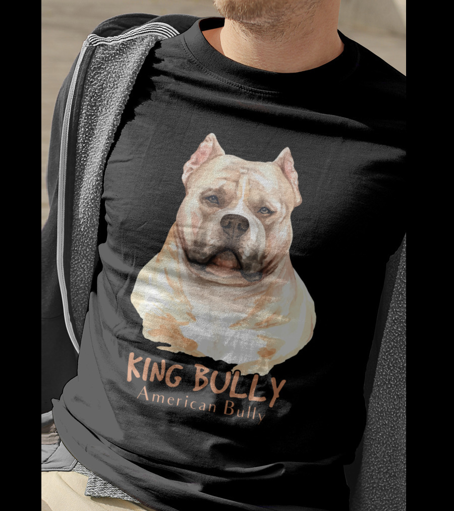 KING BULLY American Bully Dog USA T-Shirt