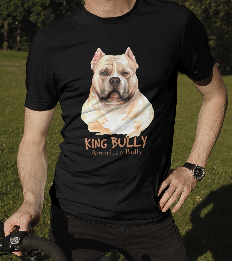 KING BULLY American Bully Dog USA T-Shirt