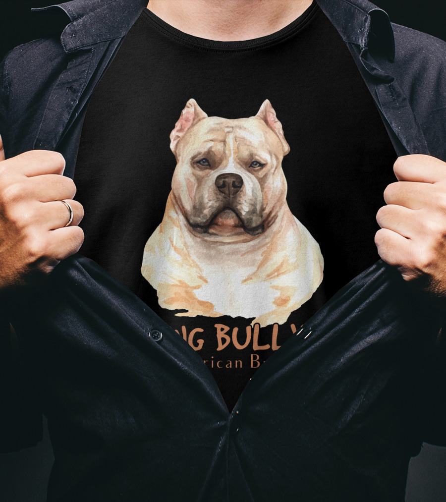 KING BULLY American Bully Dog USA T-Shirt