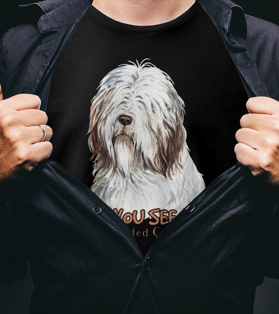 CAN YOU SEE ME Bearded Collie T-Shirt