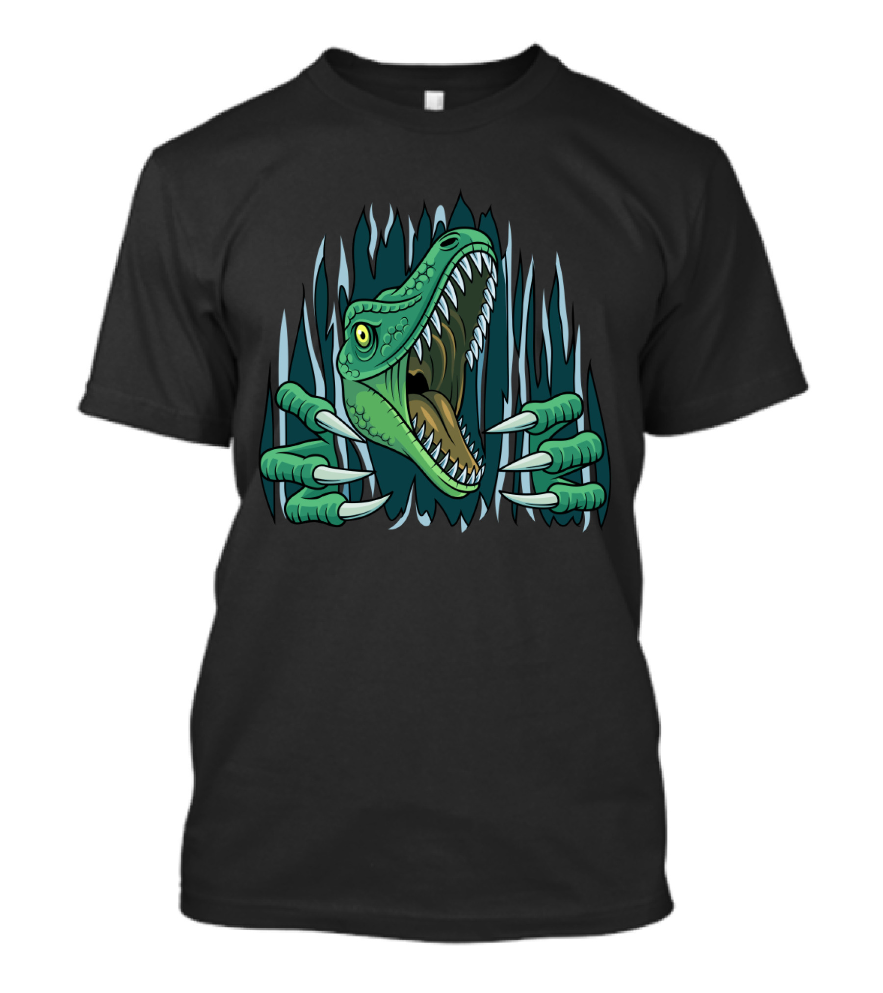 Dinosaur Captive Raptor Claw Breakout T-Shirt