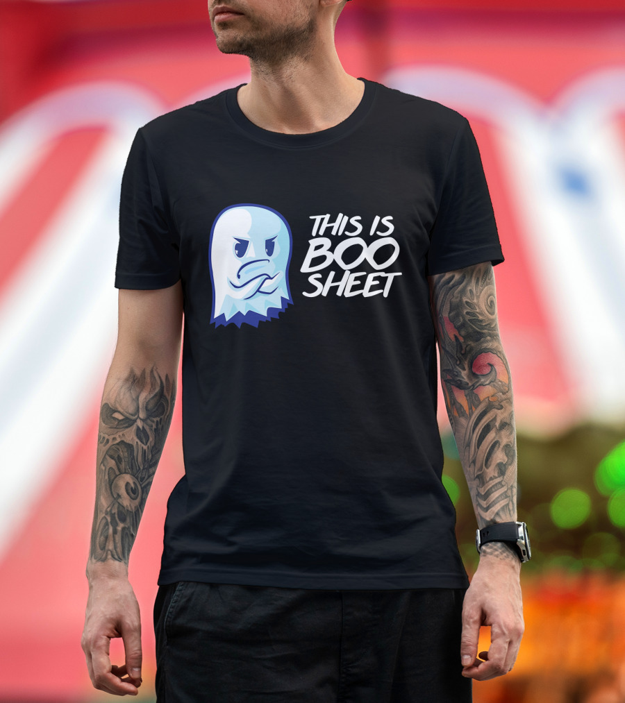 This Is Boo Sheet Ghost Expression T-Shirt