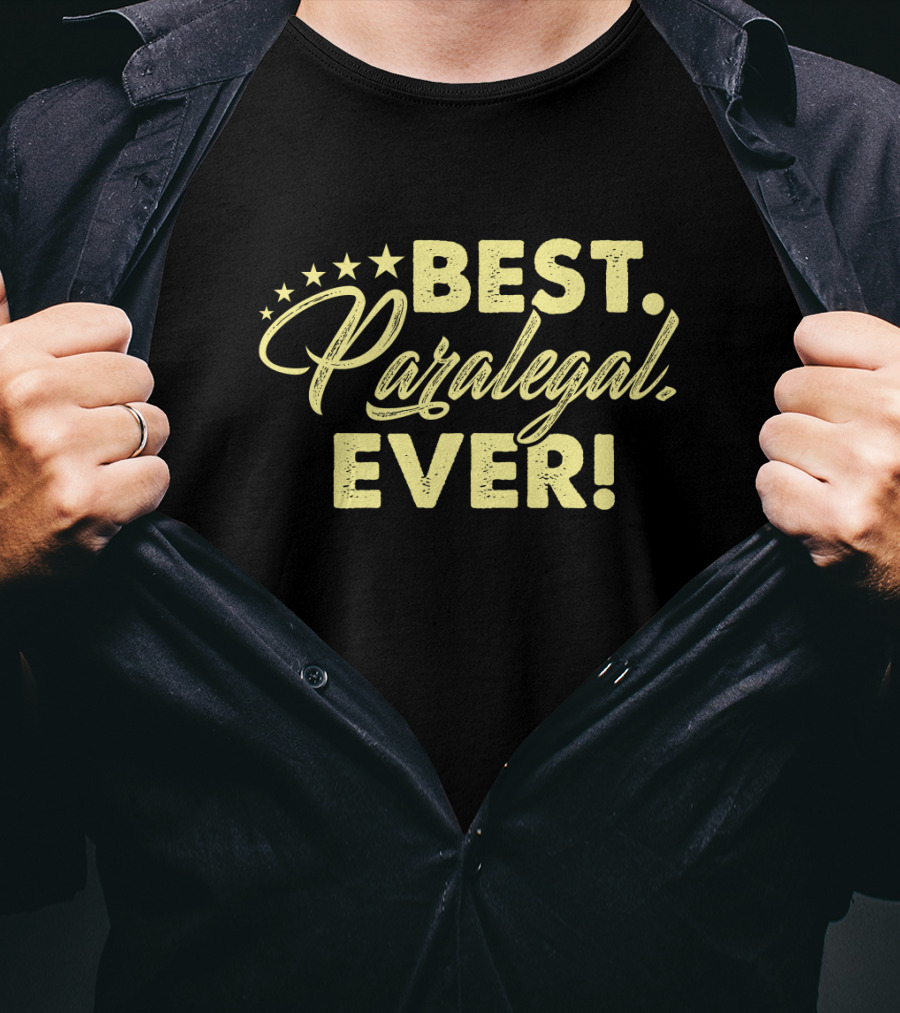 Best Paralegal Ever Five Stars T-Shirt