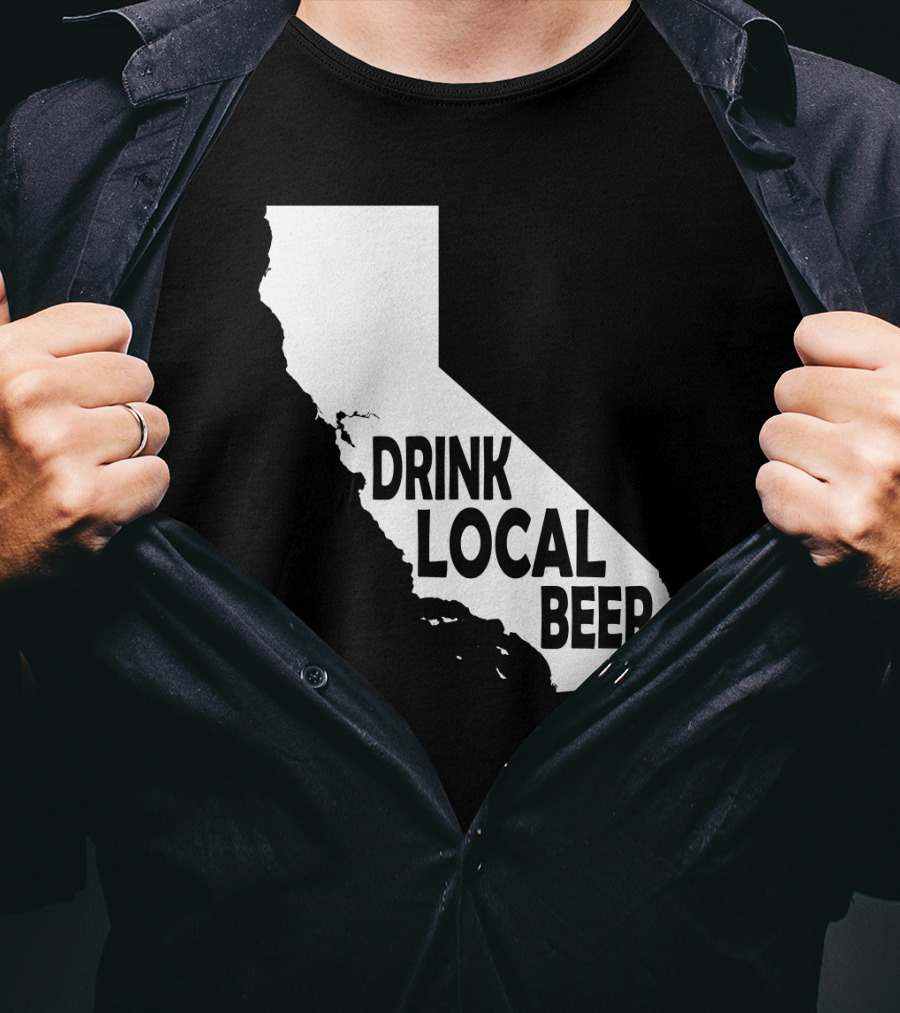 California Drink Local Beer T-Shirt