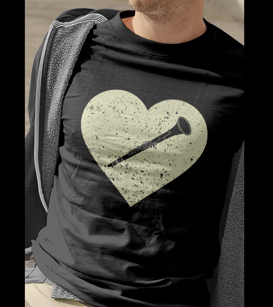 Heart Shaped Love To Play The Oboe Musician T-Shirt