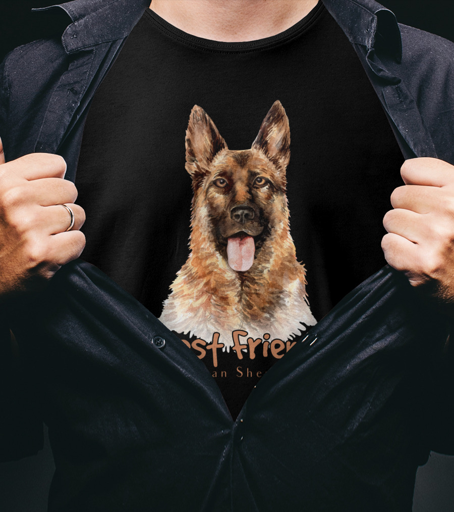 Best Friend German Shepherd T-Shirt