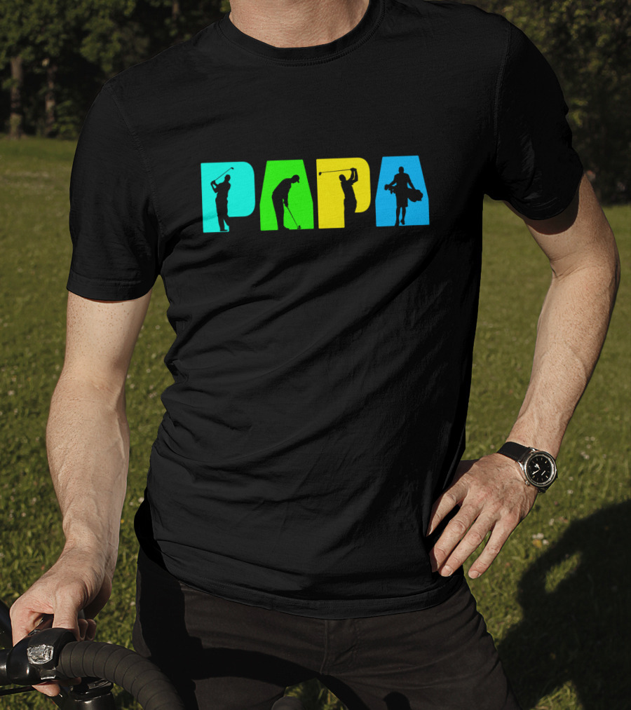 PAPA Retro Golf Silhouette Collection T-Shirt