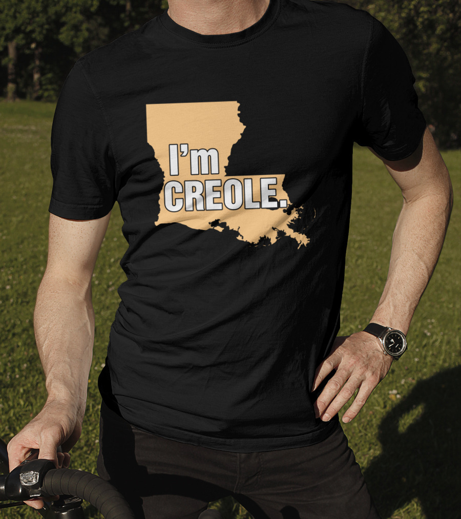 I'm Creole Louisiana Map T-Shirt