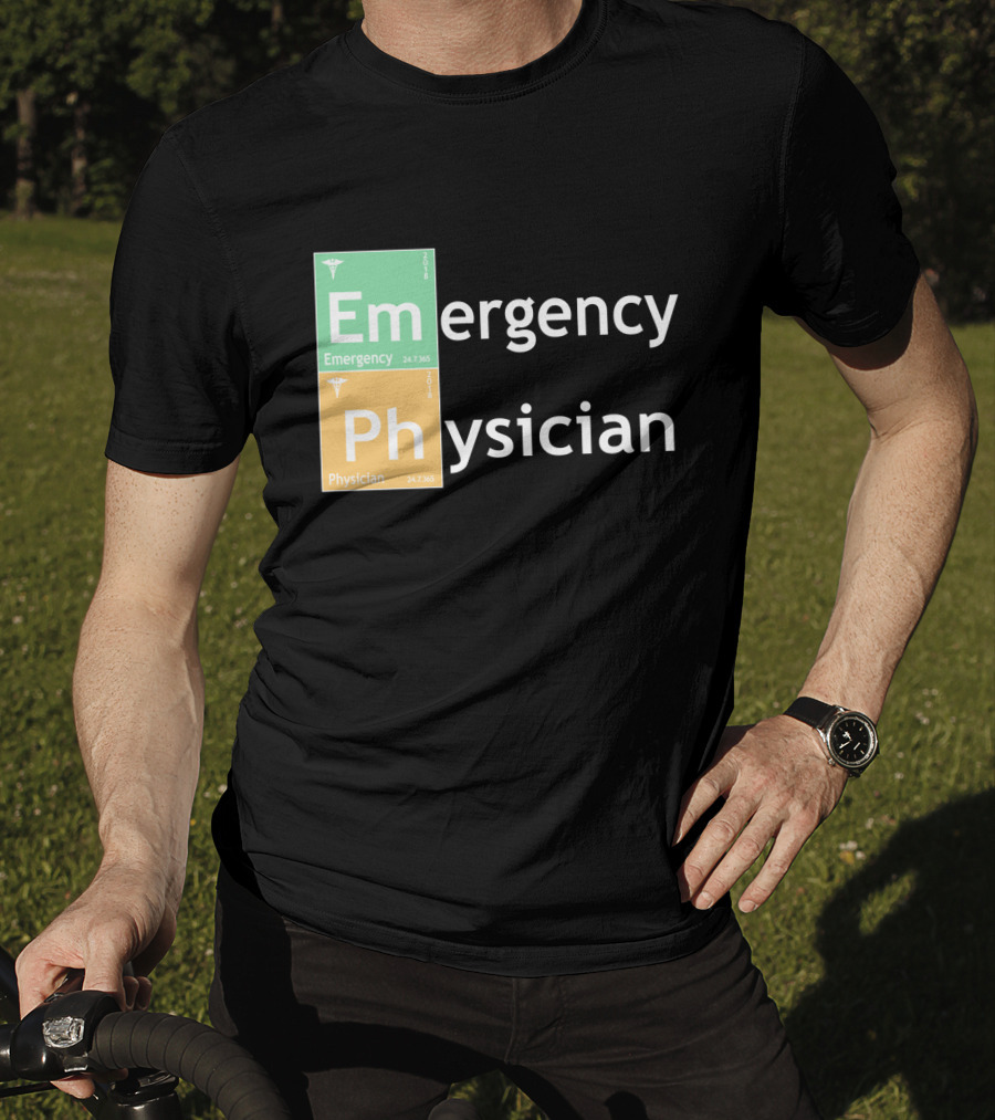 Emergency Medicine Ph Physician Periodic Table T-Shirt