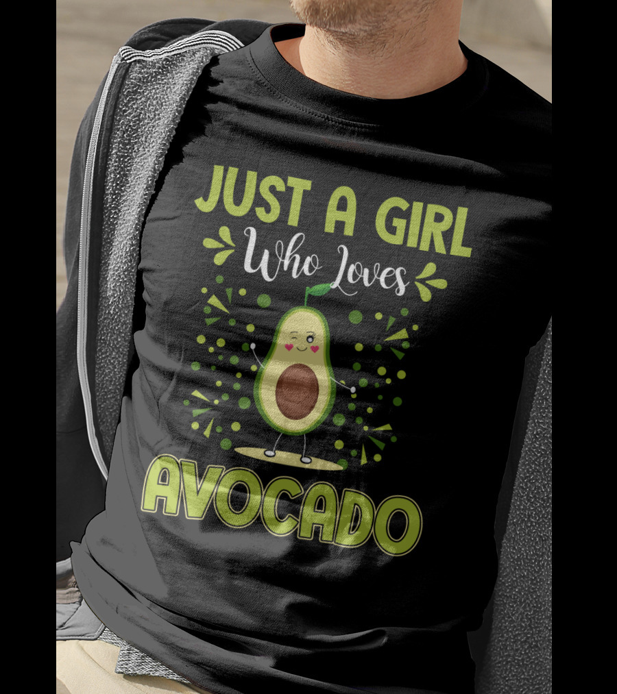 Just A Girl Who Loves Avocado Fun T-Shirt