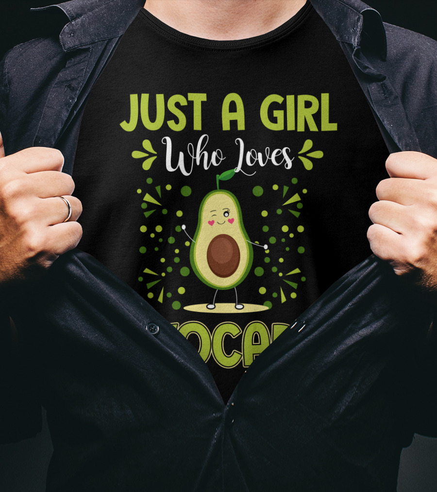 Just A Girl Who Loves Avocado Fun T-Shirt