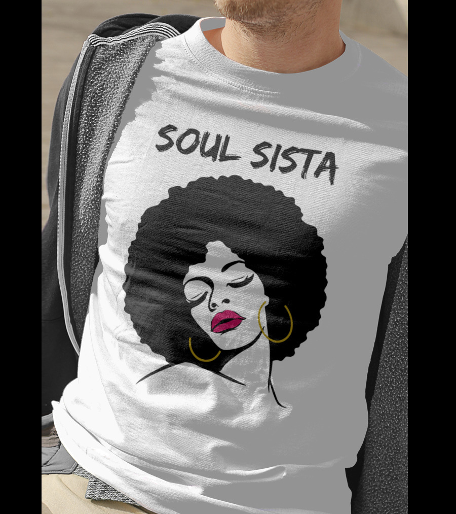 Soul Sista Afro Black Girl Birthday T-Shirt