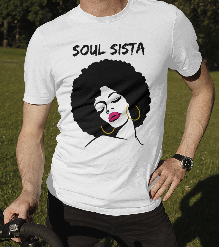 Soul Sista Afro Black Girl Birthday T-Shirt