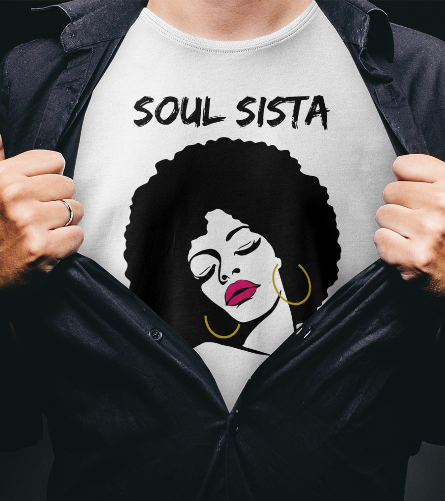 Soul Sista Afro Black Girl Birthday T-Shirt