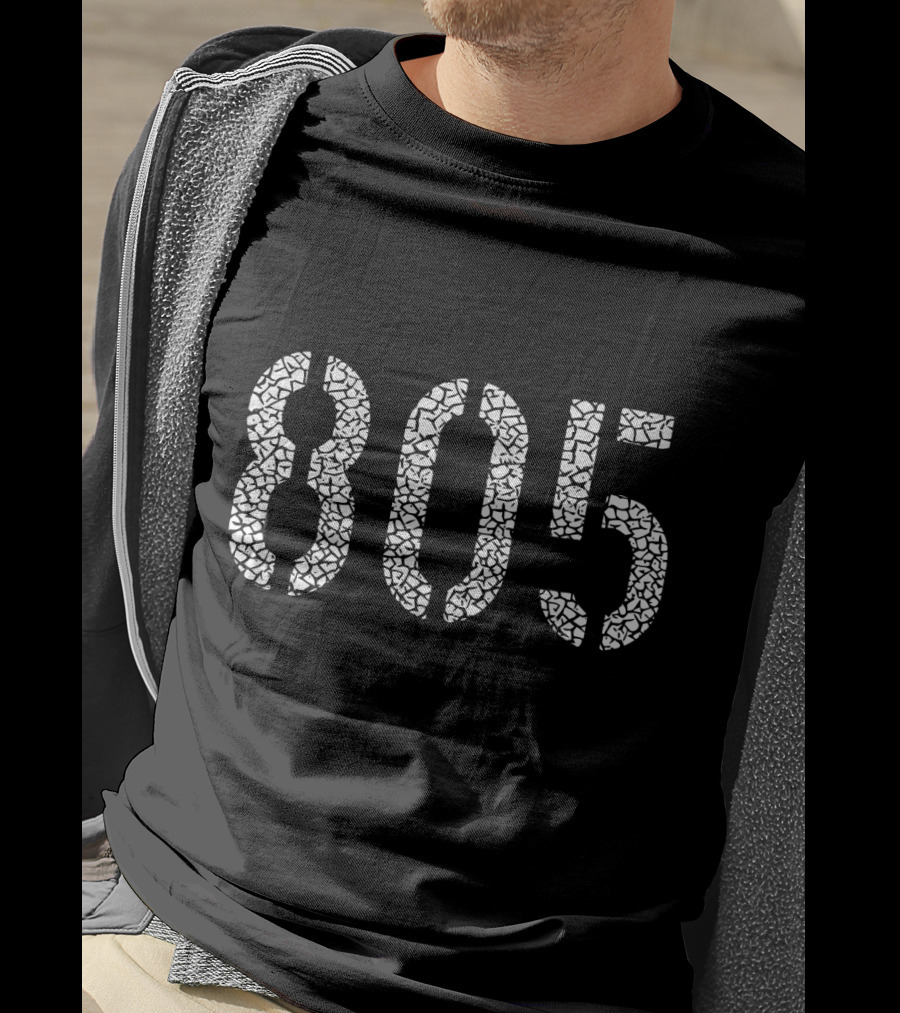805 Area Code Santa Barbara San Luis Obispo T-Shirt
