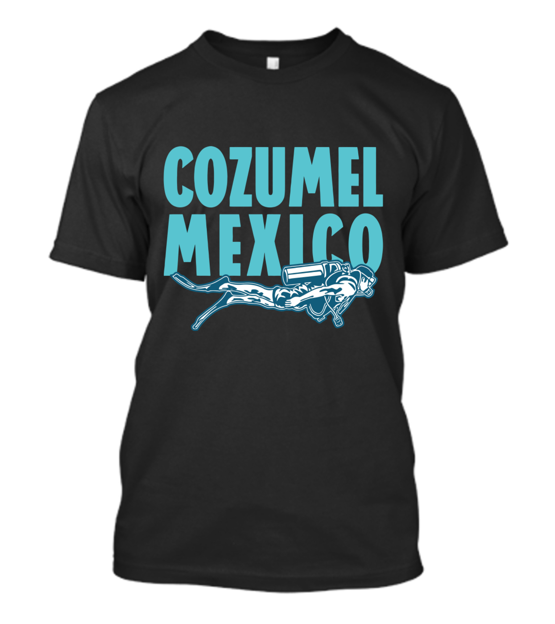 Cozumel Mexico Scuba Diver Adventure T-Shirt