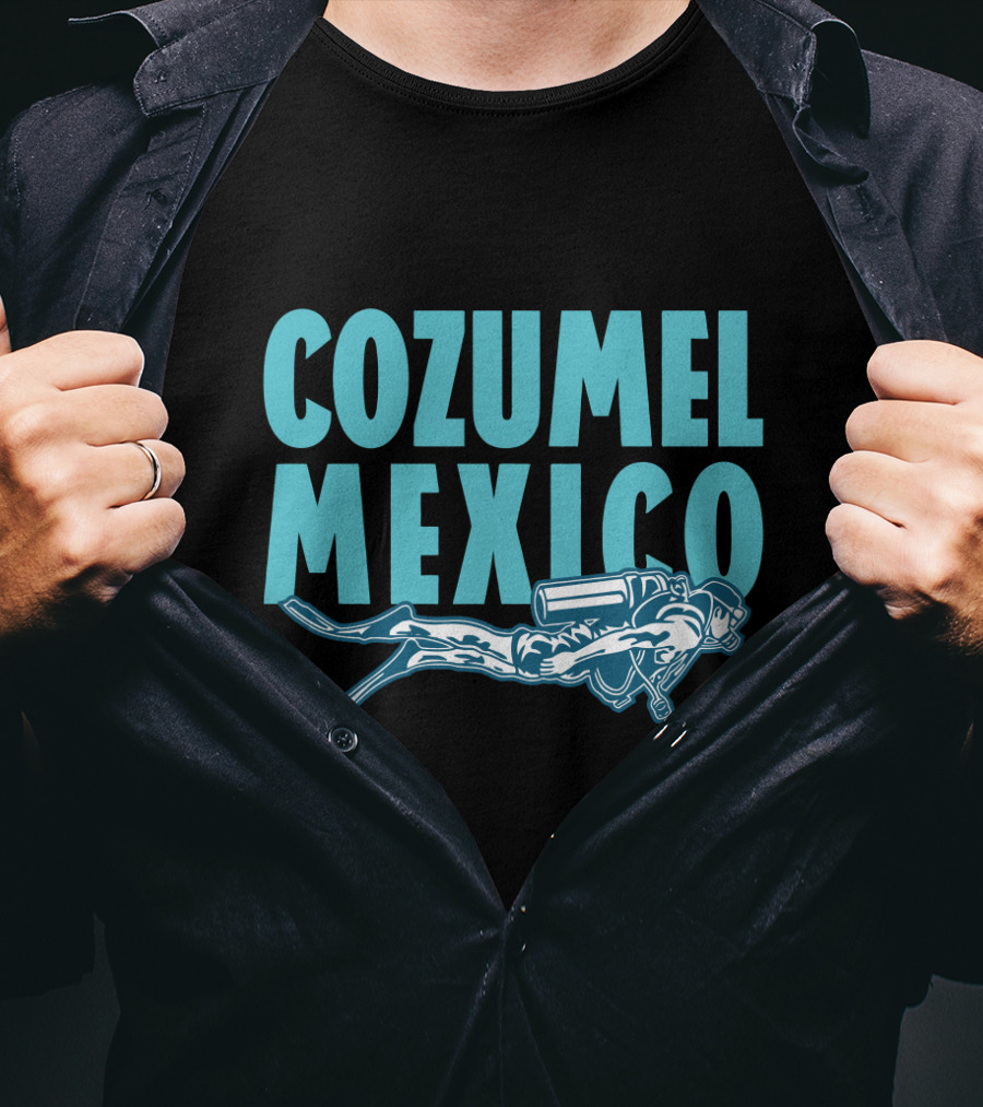 Cozumel Mexico Scuba Diver Adventure T-Shirt