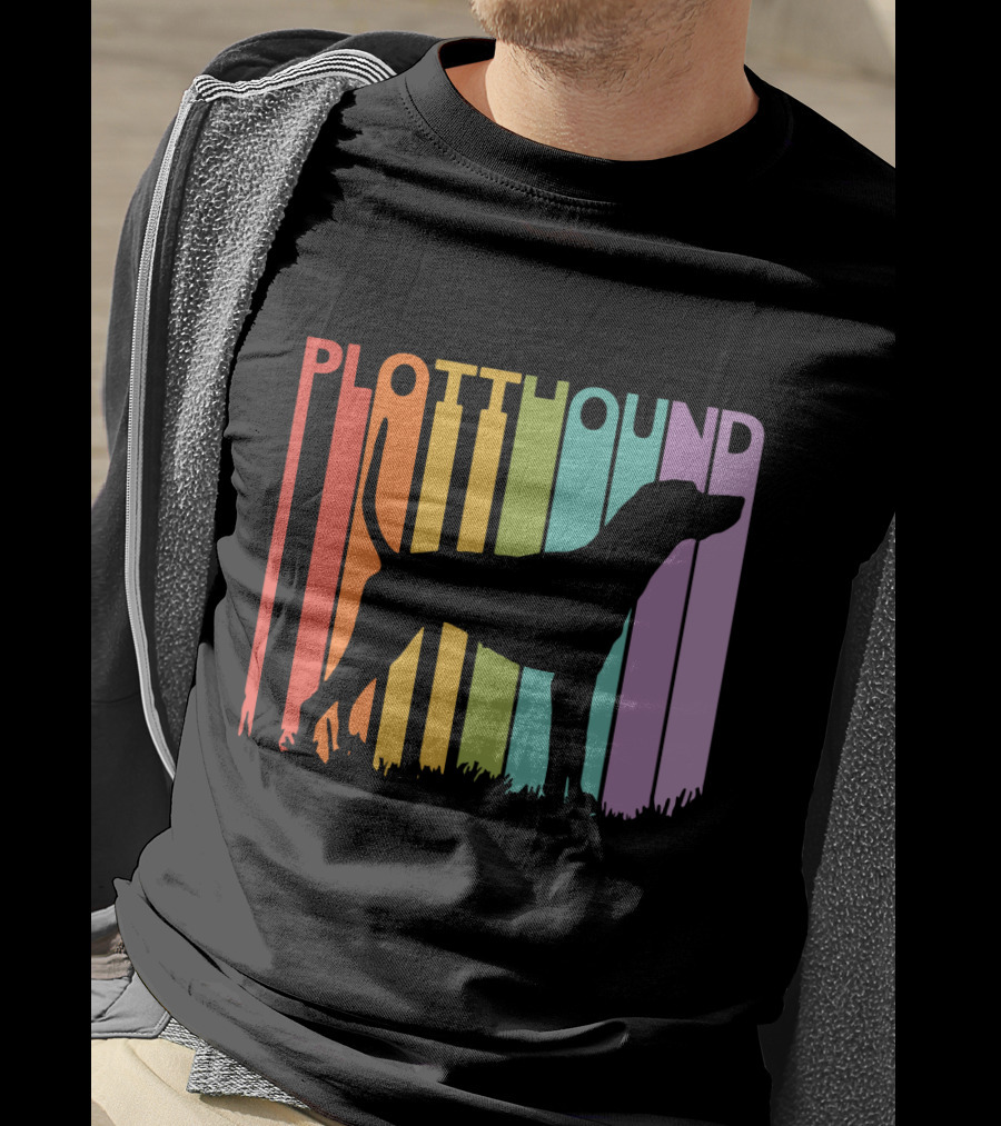 Plott Hound Rainbow T-Shirt