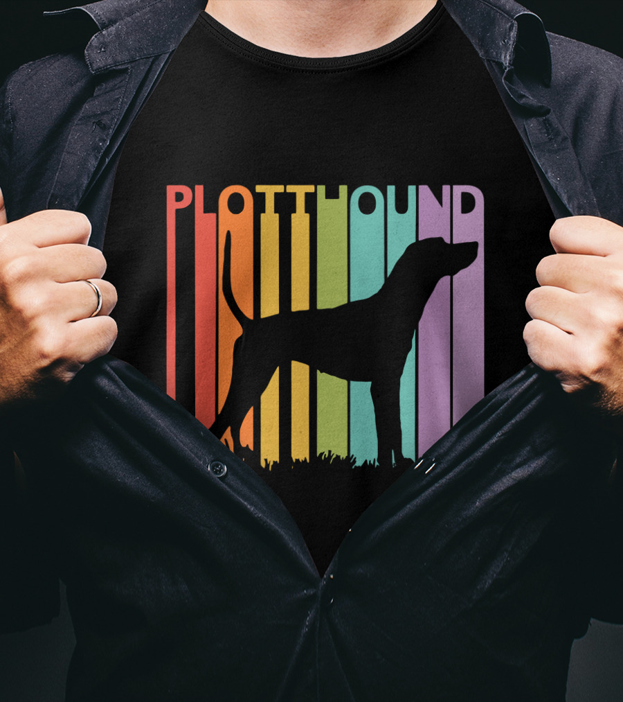 Plott Hound Rainbow T-Shirt