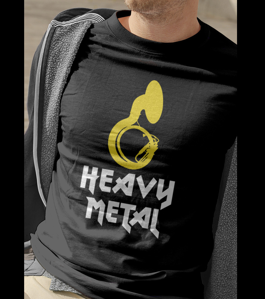 Heavy Metal Sousaphone Fun Marching Band T-Shirt