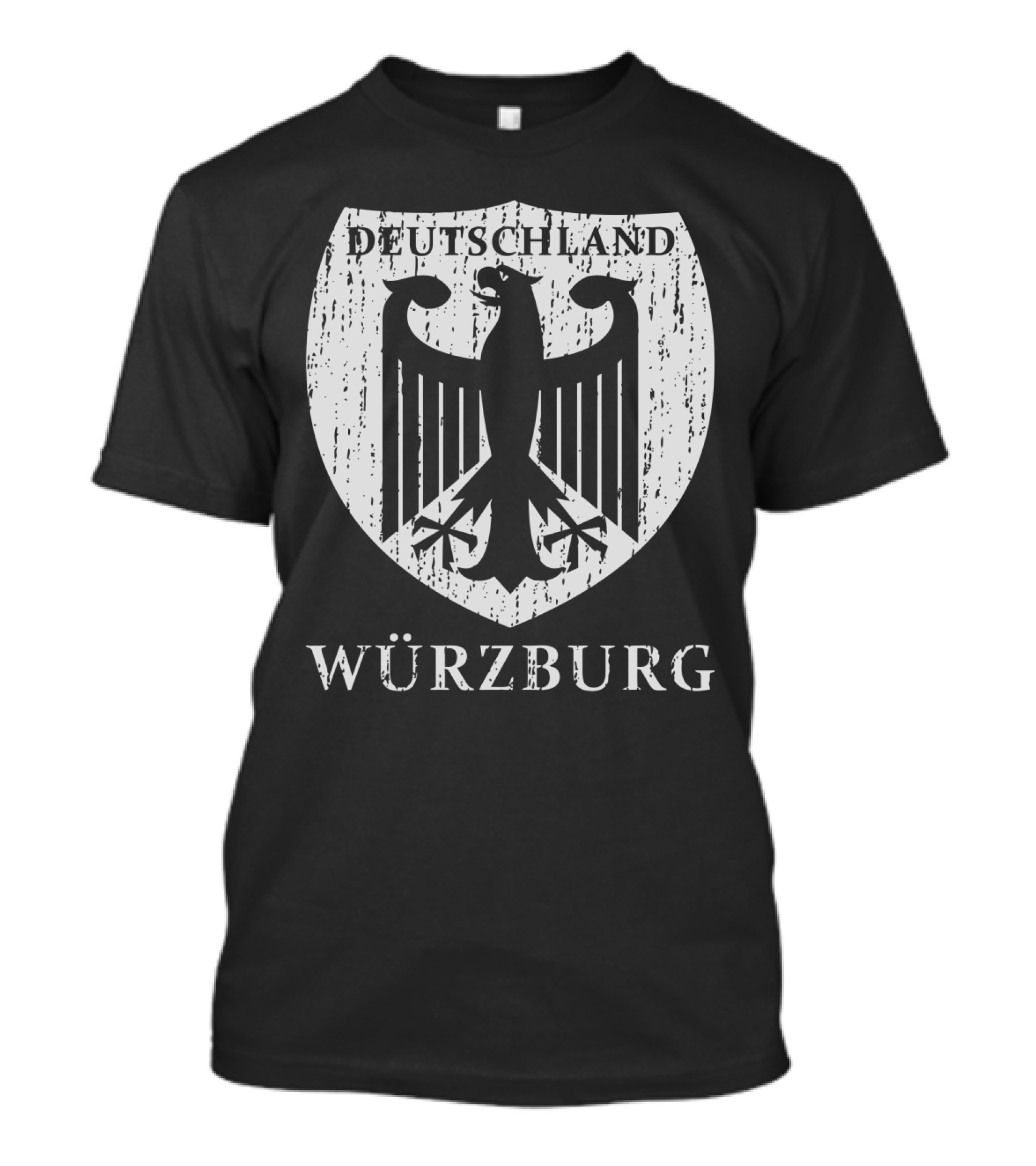 Deutschland Würzburg German Eagle Emblem T-Shirt