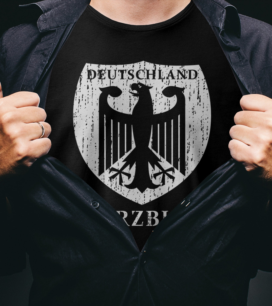 Deutschland Würzburg German Eagle Emblem T-Shirt