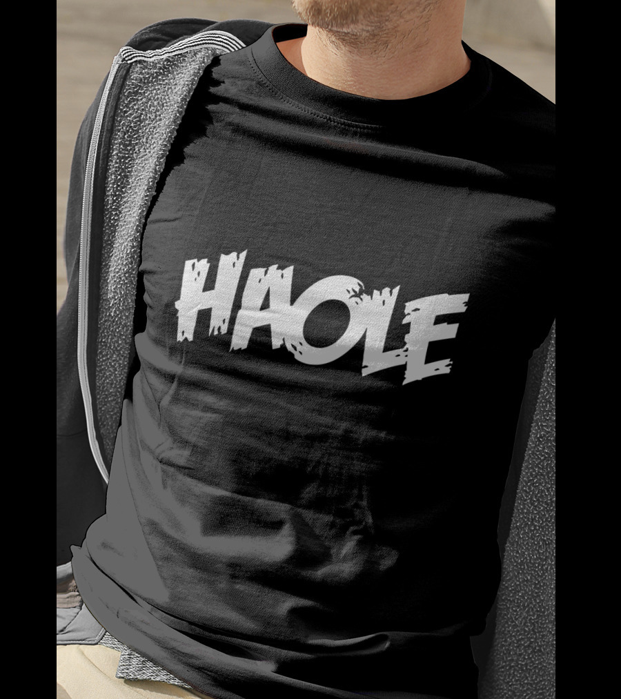 Hawaiian Hapa Haole Bold Stylized Text T-Shirt