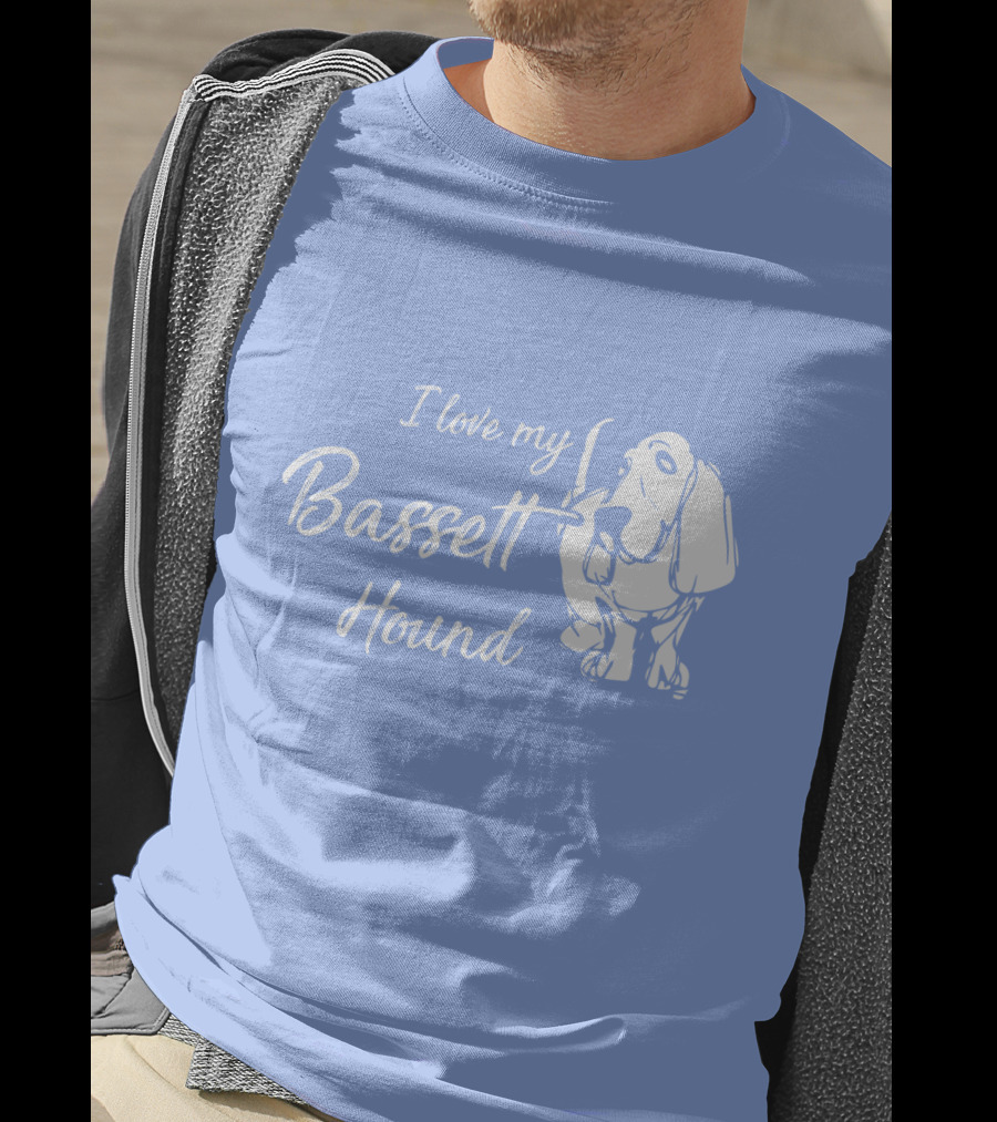 I Love My Basset Hound T-Shirt