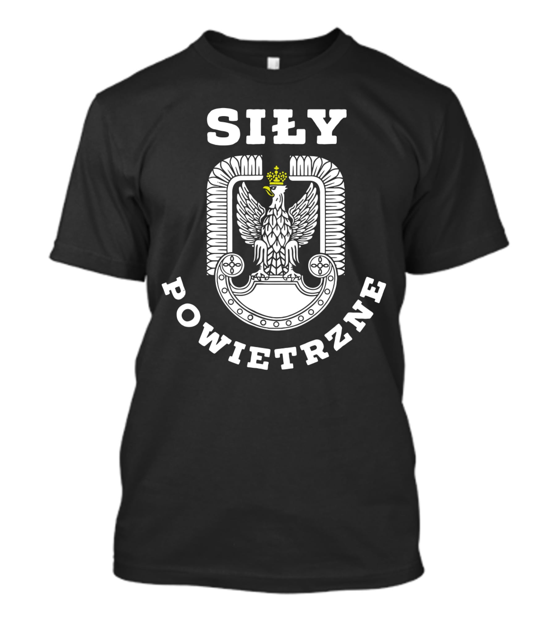 Siły Powietrzne Polish Eagle Walczaca Falcon Hussar Polskie T-Shirt