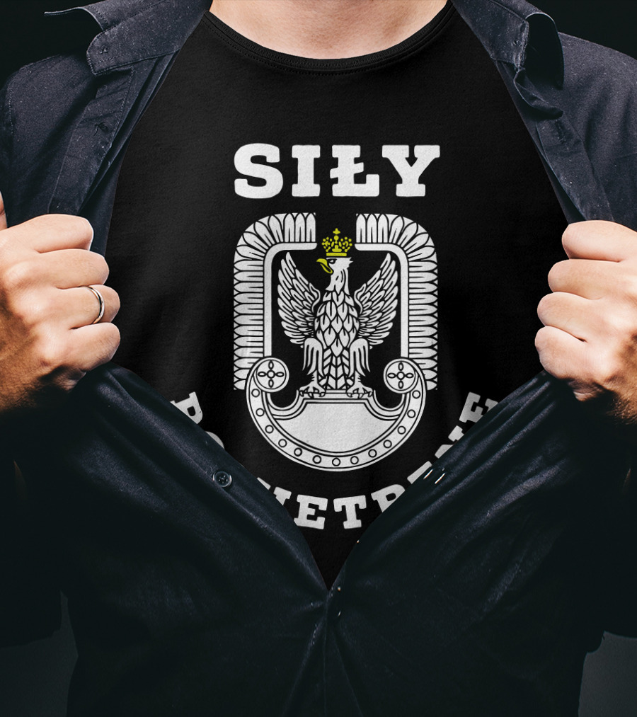 Siły Powietrzne Polish Eagle Walczaca Falcon Hussar Polskie T-Shirt