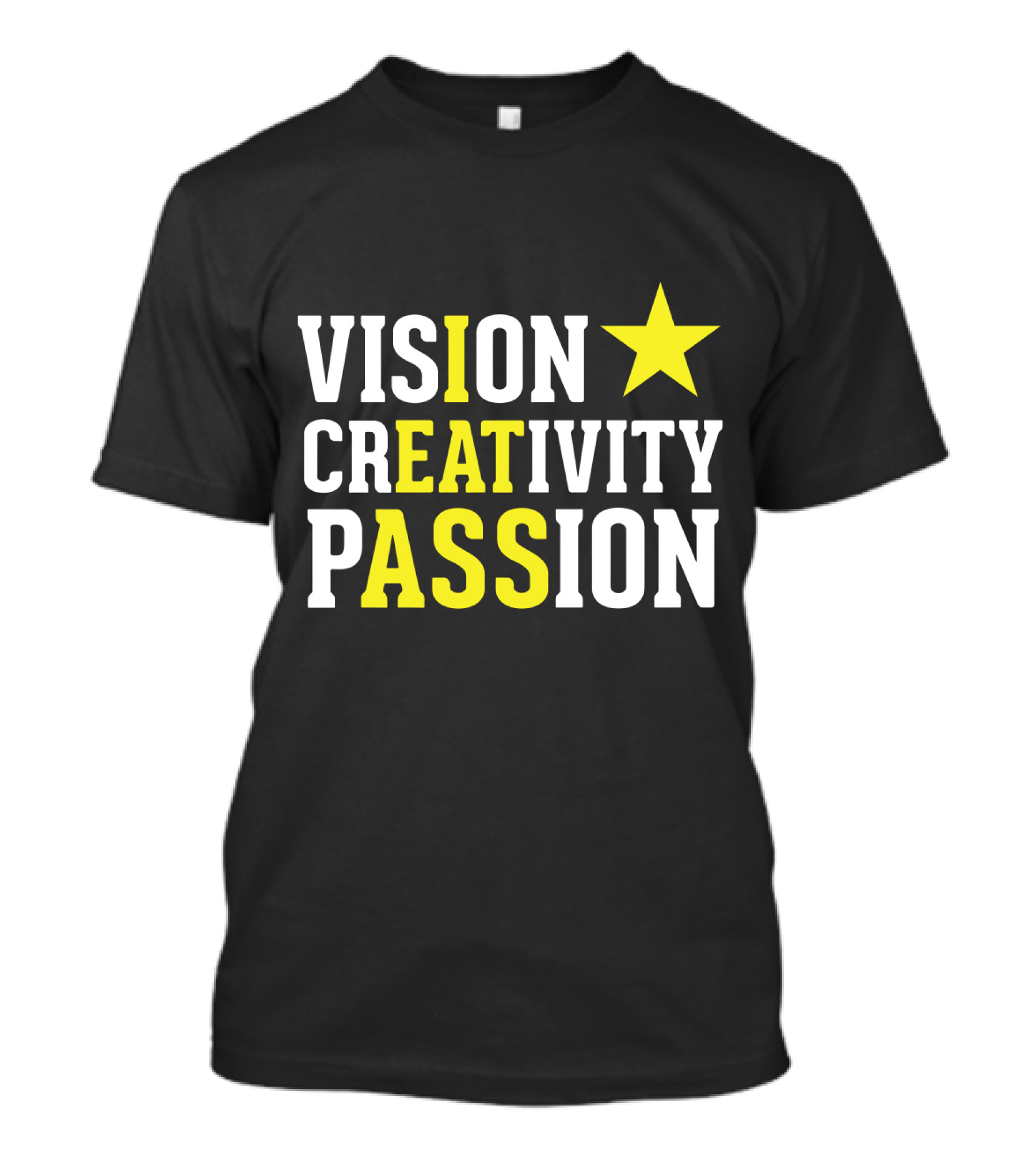 Vision Creativity Passion Star T-Shirt