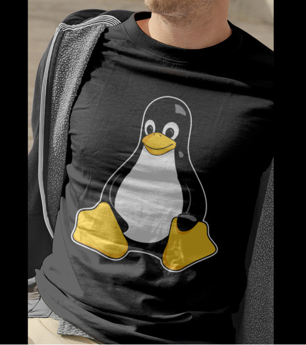 Tux The Penguin Linux Mascot Enhanced Linux Mascot Tux T-Shirt