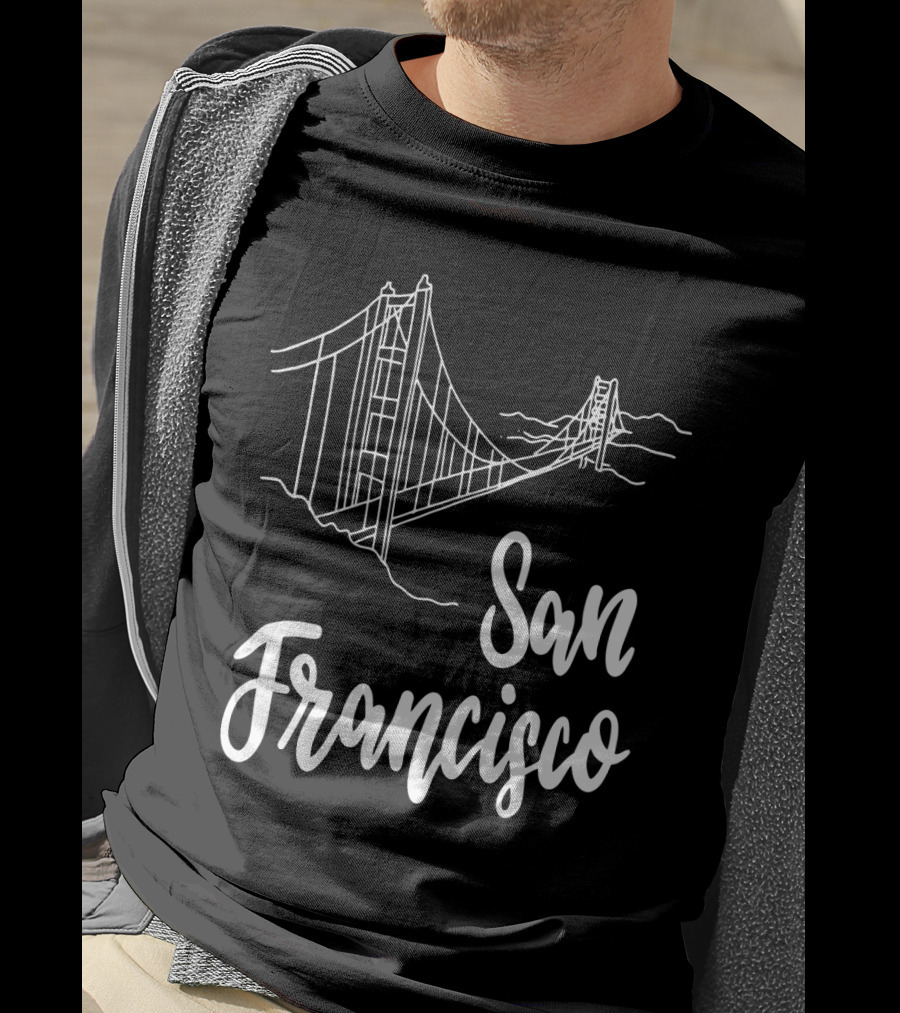 San Francisco Golden Gate Bridge California State T-Shirt