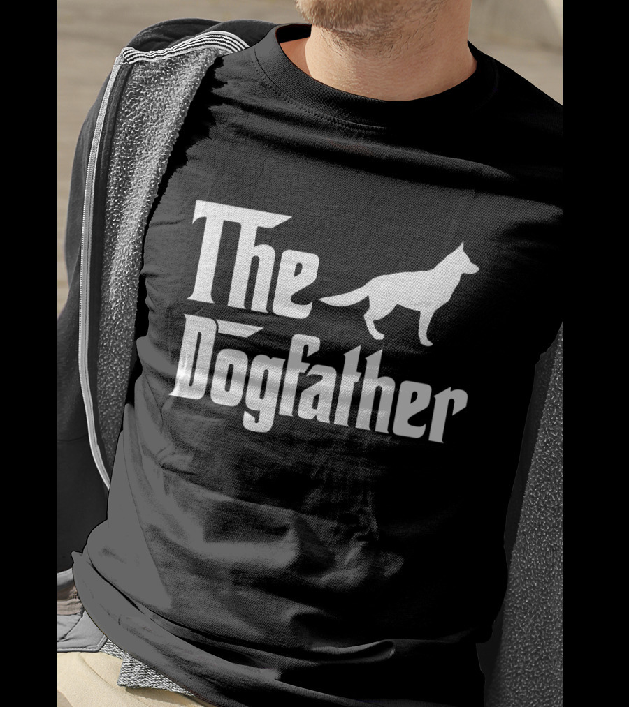 The Dogfather German Shepherd Mafia Movie T-Shirt