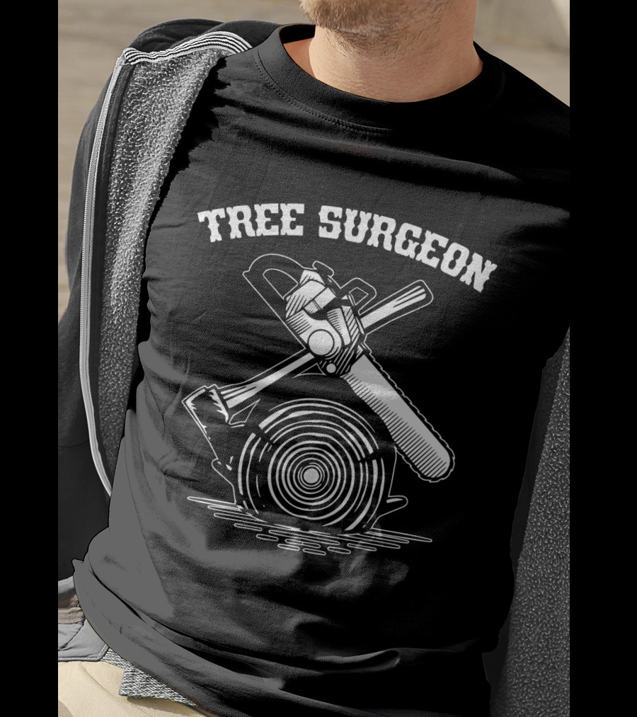 Tree Surgeon Chainsaw Axe Logging T-Shirt