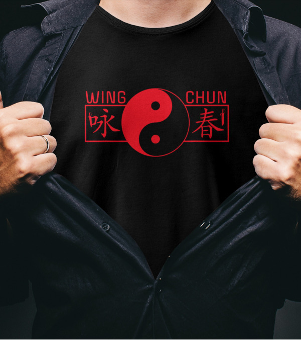 Wing Chun Kung Fu Ying Yang Chinese Martial Arts T-Shirt