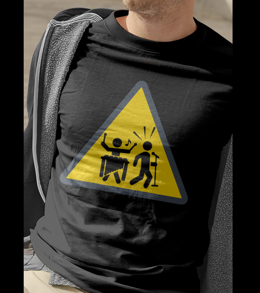 Warning Marimba Music And Singing Comedy T-Shirt