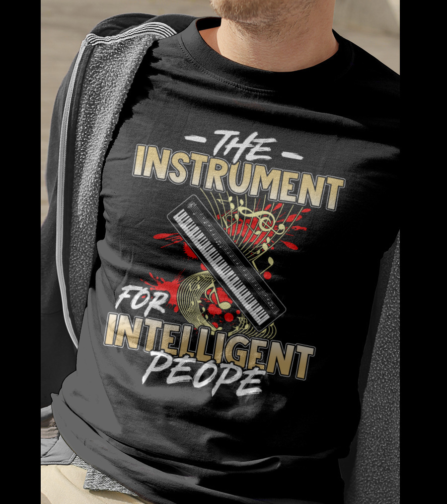 The Instrument For Intelligent People Organ Keyboard Musical Artistry T-Shirt