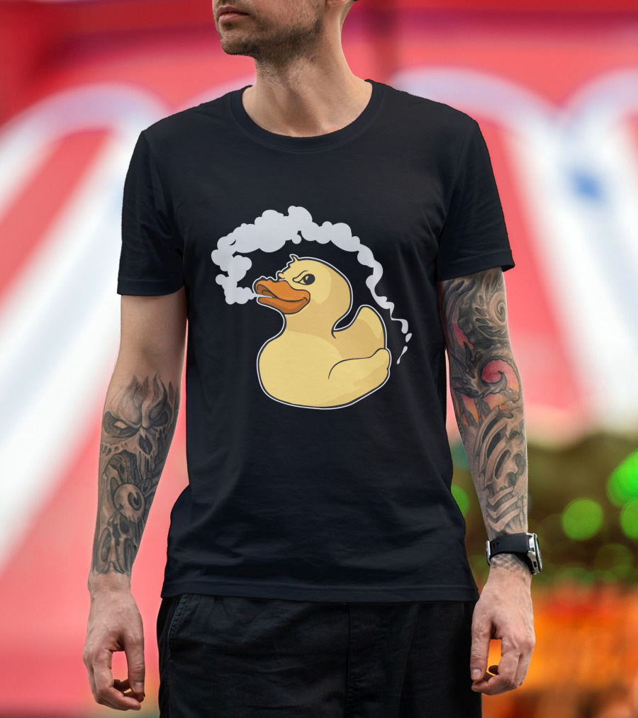 Fire Breathing Rubber Ducky with Smoke T-Shirt